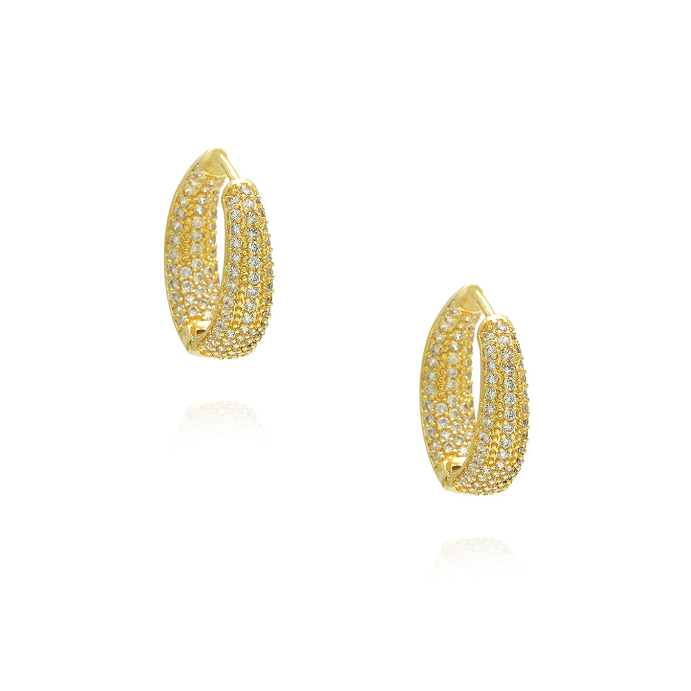 BOSS HOOPS EARRINGS | 18K Gold Plated