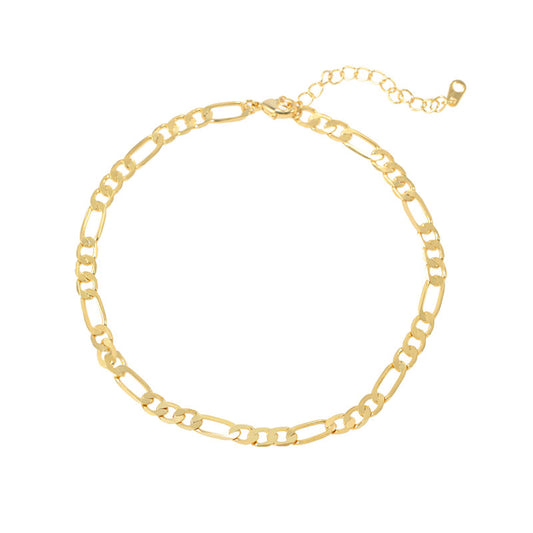 THICK ITALIAN BRACELET 4.5MM | 18K Gold Plated - DIY