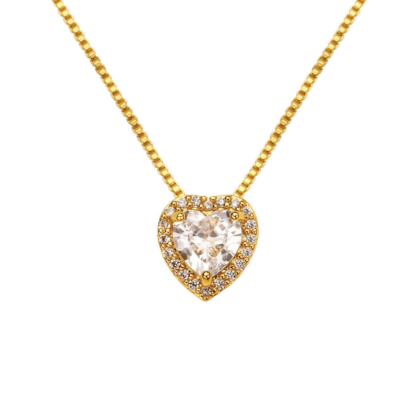 PRINCESS HEART SET | Double 18K Gold Plated