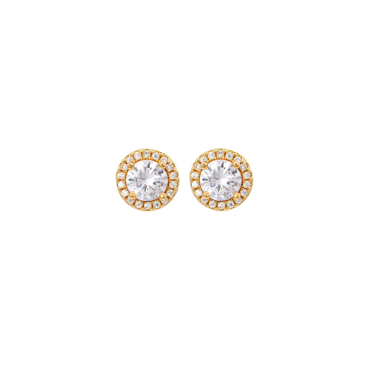 FANCY STUD EARRINGS | 18K Gold Plated