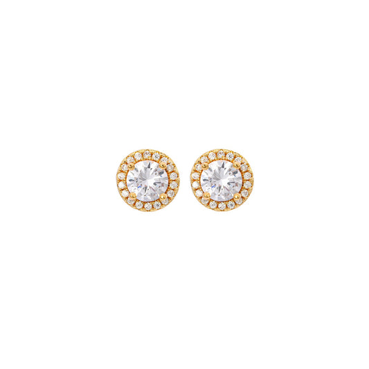 FANCY STUD EARRINGS | 18K Gold Plated