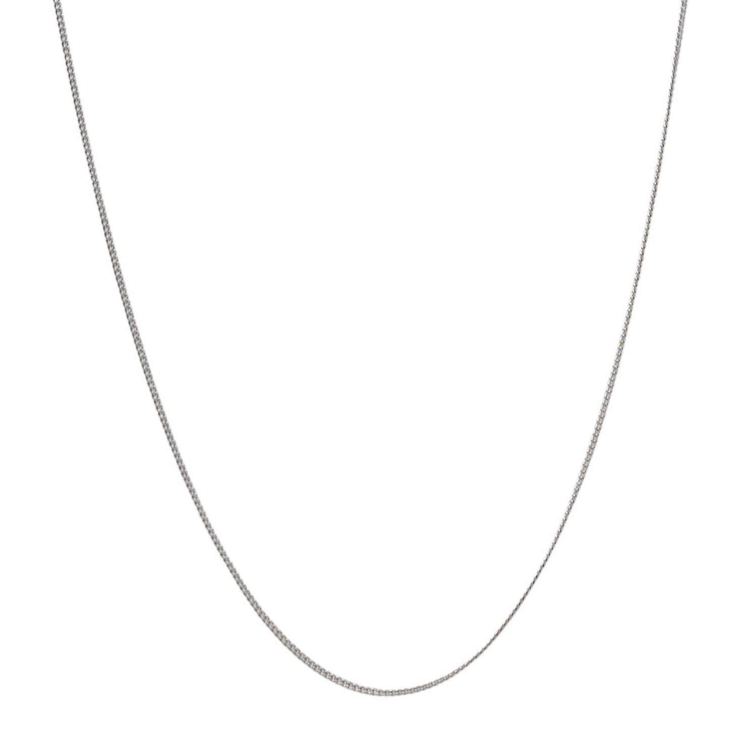 PERSONALIZED NECKLACE - PUFFY LETTERS | White Rhodium Plated