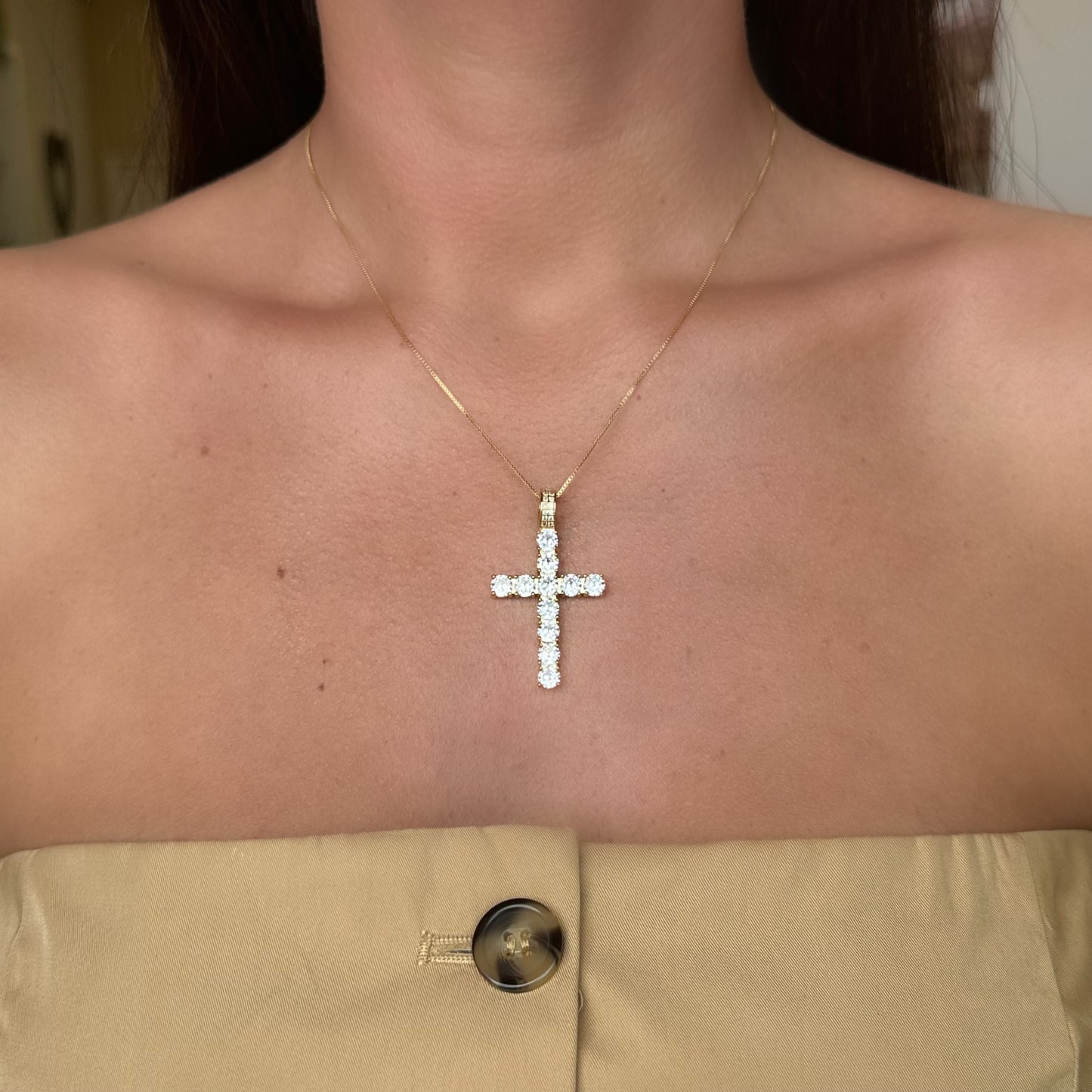 LUXURIOUS CROSS SET | 18K Gold Plated