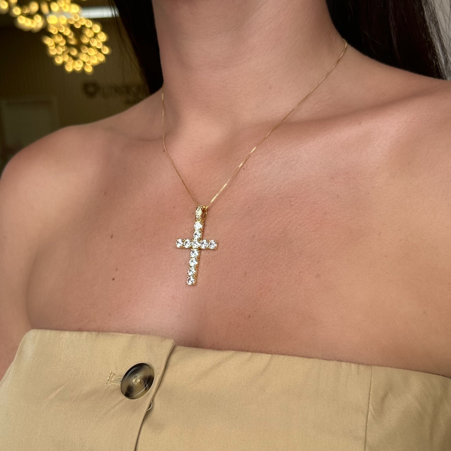 LUXURIOUS CROSS SET | 18K Gold Plated