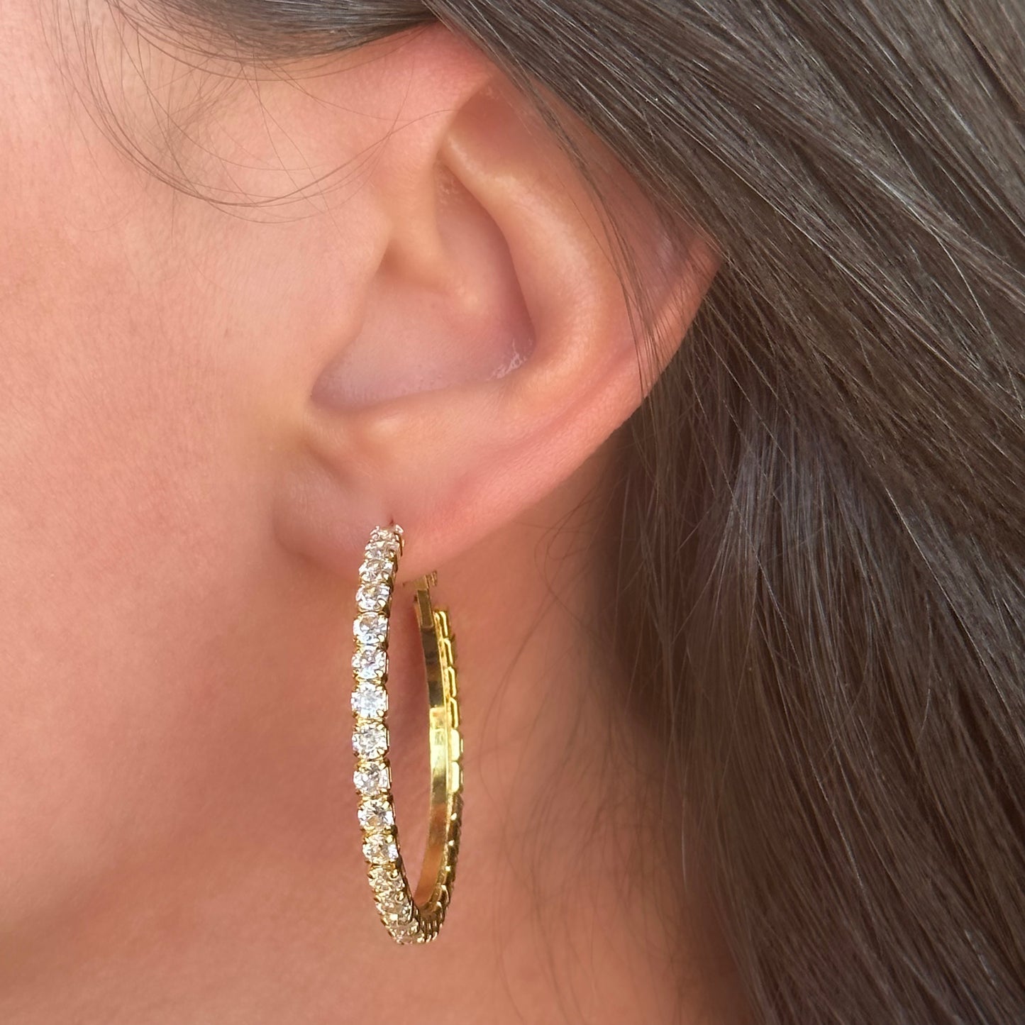 GLAM HOOPS EARRINGS | 18K Gold Plated - Promotional Jewelry