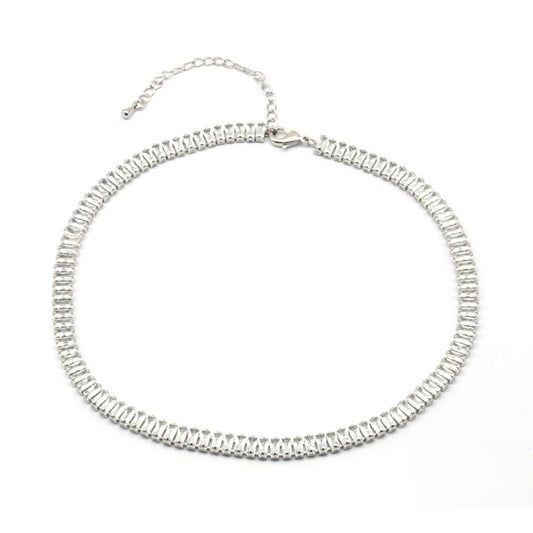 LUX CHOKER - WHITE RHODIUM | CODE: KA16 - Unique Brazilian Jewelry (4497858265163)