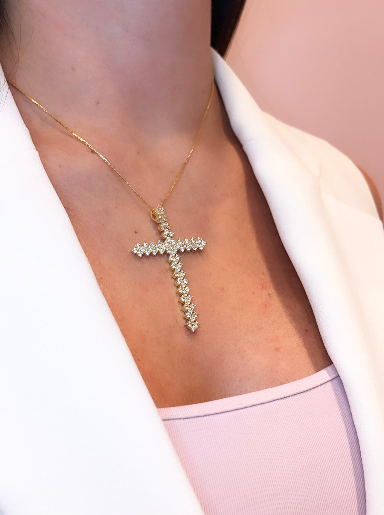 GOLD MOVABLE CROSS | 18K Gold Plated